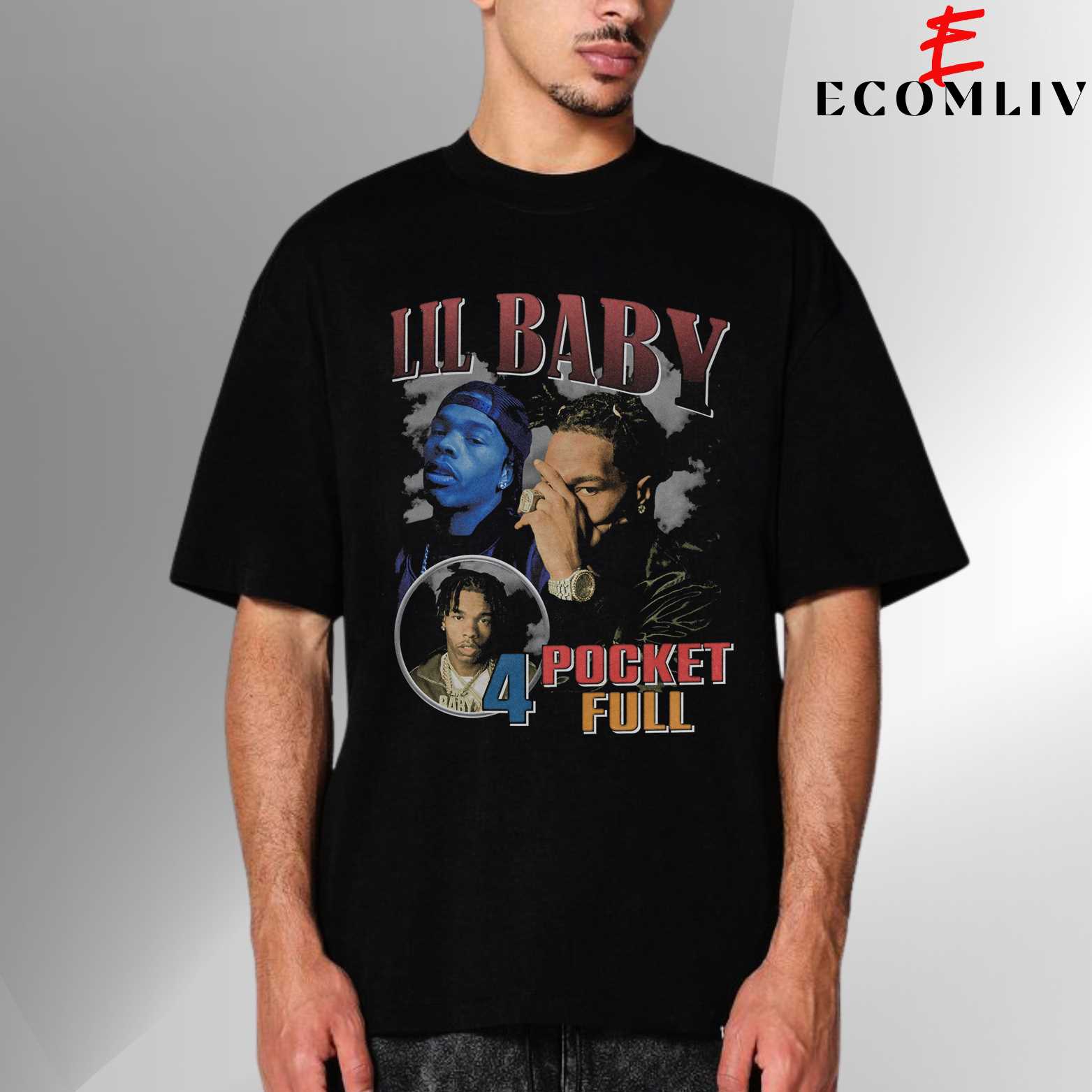 Lil Baby 90s Retro Rap Tee, Vintage 90s Rap Tee